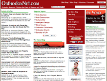 Tablet Screenshot of orthodoxnet.com